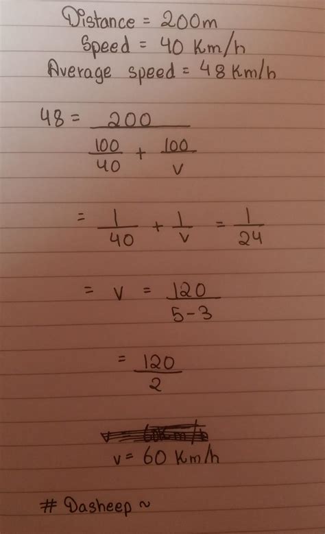 a car moves a distance of 200 m if covers first half distance at a ...