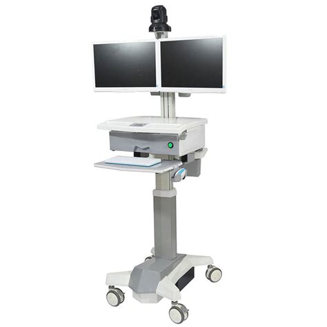Medical Cart for Dual LCD / All in One (HSC03-b) - Rife Technologies