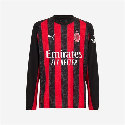 MILAN LONG SLEEVE HOME 2025/26 JERSEY | AC Milan Store