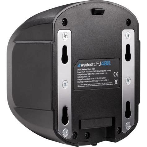 Westcott FJ400 AC/DC Lithium Polymer Battery & Power Adapter – Srishti ...