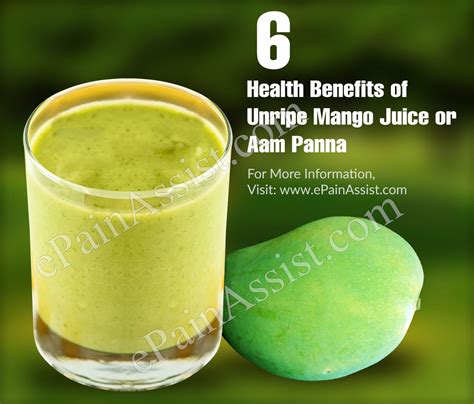 6 Health Benefits of Unripe Mango Juice or Aam Panna