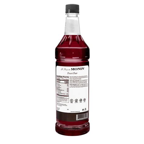Monin Desert Pear Syrup - Prickly Pear Cactus Flavor for Iced Teas ...