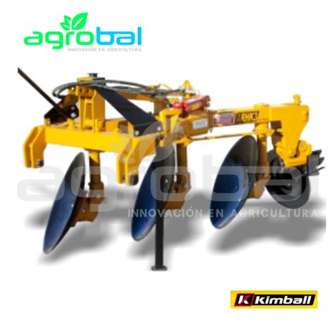 Arado Agricola De 3 Discos Hidraulico - Kimball - Agrobal