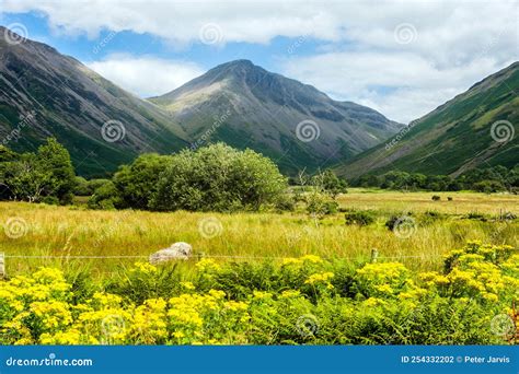 Scafell Pike from Wasdale, Cumbria, England Stock Photo - Image of ...