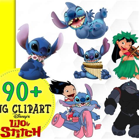 Lilo and Stitch Clipart - Etsy