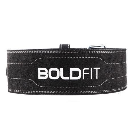 Weightlifting Gym Belt (Leather) – Boldfit