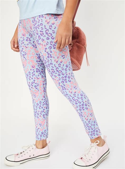 Buy Girls Printed Full-Length Leggings Online at just Rs. 329.0 ...