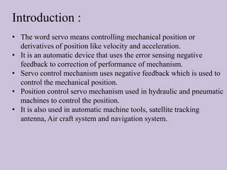 Image result for Graph of Position Control System