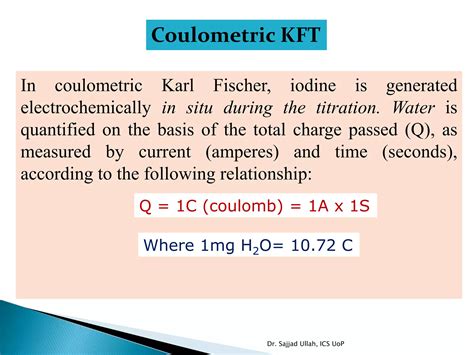 Karl Fischer Titration (KF titration) | PDF