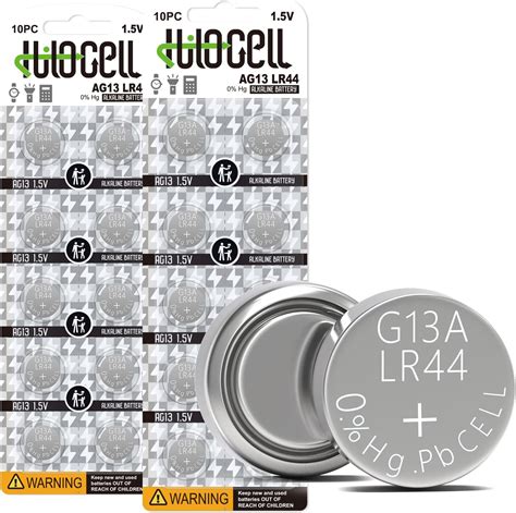 Amazon.com: Tanatare 40 Pack LR44 Alkaline Batteries, 1.5V Premium ...