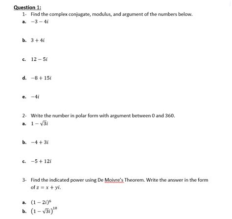 Image result for Complex Conjugate Modulus Formula