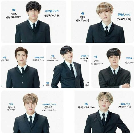 List 97+ Pictures Bts Members Age 2020 With Names And Pictures Full HD ...