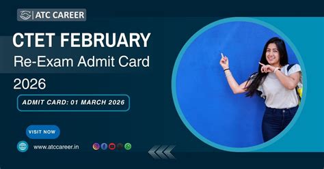 CTET February Re-Exam Admit Card 2026 | ATC Career
