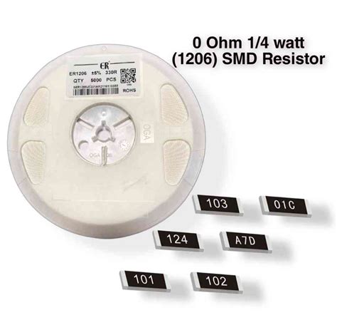 0 Ohm (0E) SMD Resistor 1206
