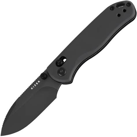 Kizer Drop Bear 2 | Nitro-V | Gray & Aluminum - Pocket knives | KNIFESTOCK