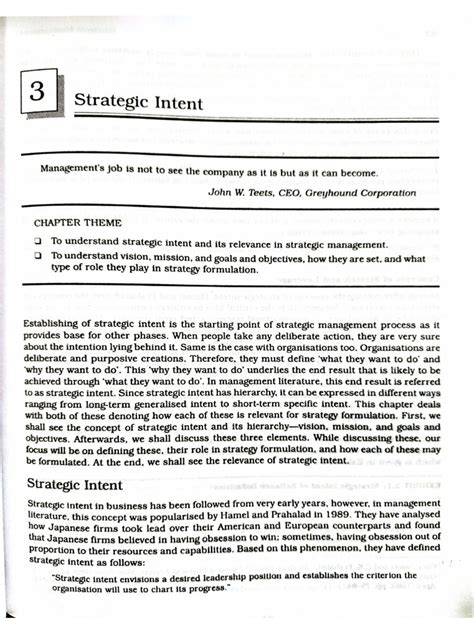 Examples of Strategic Intent Statements 的图像结果
