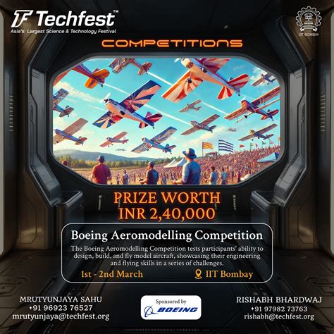 Techfest, IIT Bombay | Techfest presents 𝐁𝐨𝐞𝐢𝐧𝐠 𝗔𝗲𝗿𝗼𝗺𝗼𝗱𝗲𝗹𝗹𝗶𝗻𝗴 𝗖𝗼𝗺𝗽𝗲𝘁𝗶𝘁𝗶𝗼𝗻 𝟐𝟎𝟐𝟓! Show off your ...