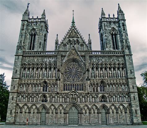 Nidaros Cathedral. Romanesque and Gothic. | Norge