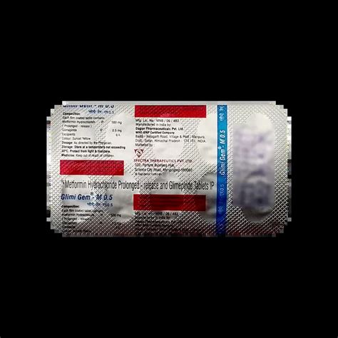 GLIMIGEM M 0.5MG TABLET 10'S Price, Uses, Side Effects & Substitutes ...