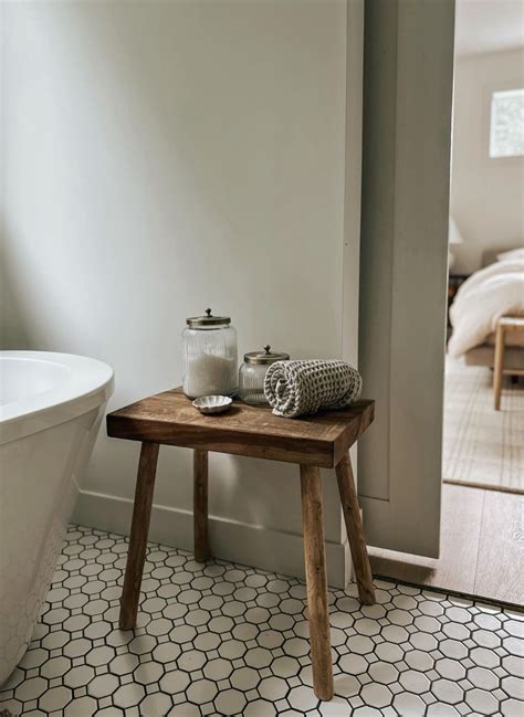 $41 Table From Walmart!! | Small bathroom table, Bathroom table, Bath table