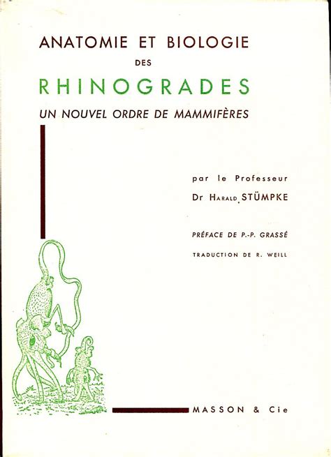 Amazon.in: Buy ANATOMIE ET BIOLOGIE DES RHINOGRADES - UN NOUVEL ORDRE ...