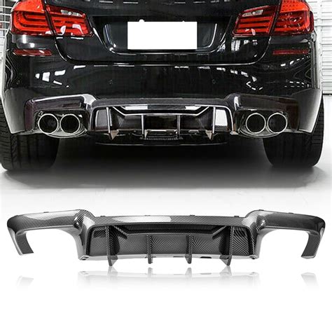 Rolling Gears Rear Bumper Diffuser Compatible with 2010-2016 BMW 5 ...