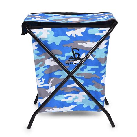 Greenlands Camping Storage Bin 15 Mild Steel Blue Camo – Kopojis