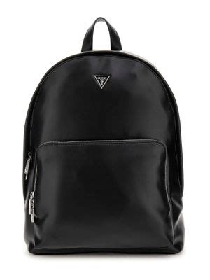 Buy Guess Milano Compact Black Solid Backpack Online