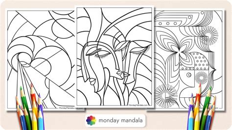 Image result for Free Printable Abstract Coloring Pages