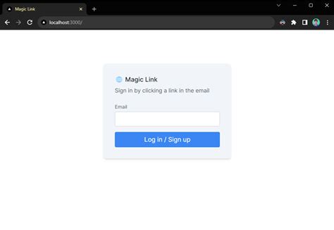 Image result for Magic Link Code UI