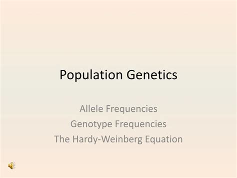 Image result for Population Genetics Basics