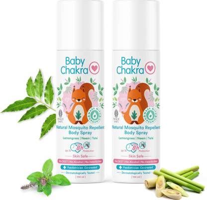 BabyChakra Mosquito Repellent Spray for Babies Protects from Dengue ...