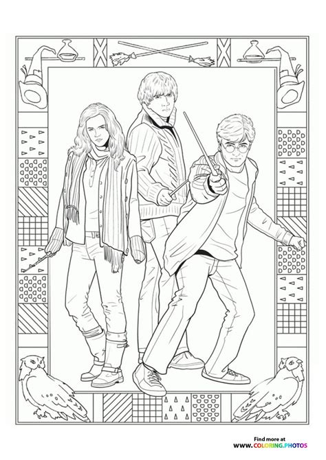 Free Harry Potter Coloring Pictures