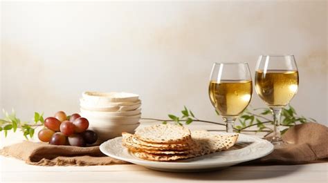Concept of passover or pesach isolated on white background | Premium AI ...