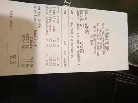 Menu at Zaitoon Restaurant, Velachery, Chennai, 362