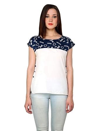 Buy Pannkh Women's Regular Fit Top (PKT3009XXXXL-Blue) at Amazon.in