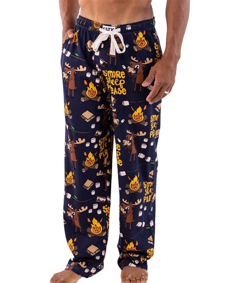 LazyOne Animal Pajama Pants for Men, Male Pajamas, Smore Sleep ...