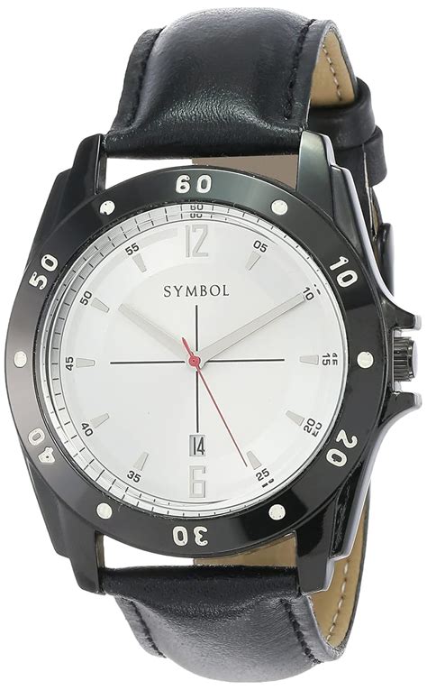 Buy Amazon Brand - Symbol Men Faux Leather Spring-Summer'21 Analog ...