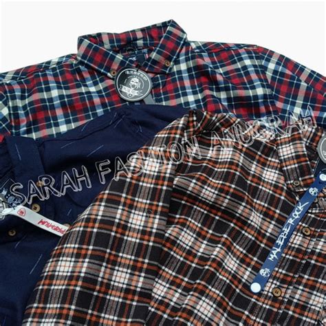 Jual Kemeja flannel pria lengan panjang meleberock flannel premium ...