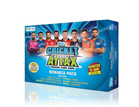 Topps Cricket Attax IPL CA 2017 Bonanza Pack, Multi Color : Amazon.in ...