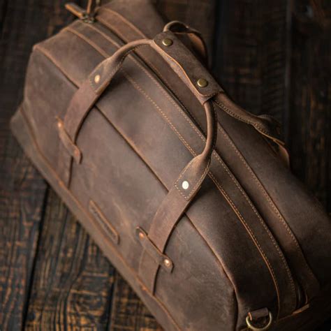 London Alley Vintage Brown Duffle Bag – londonalley.in
