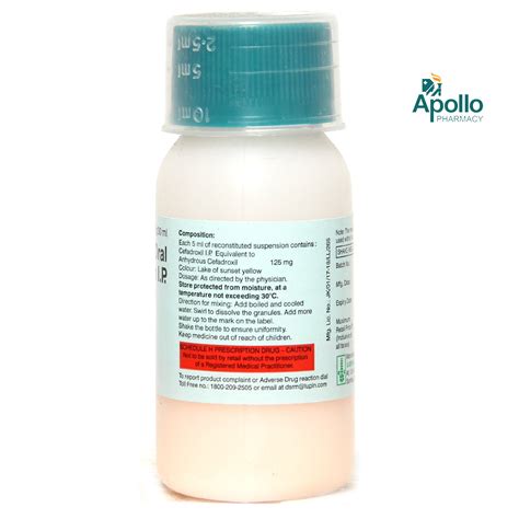 Odoxil 125 mg Syrup 30 ml Price, Uses, Side Effects, Composition ...