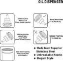 VISAXMI Oil Dispenser 1 liter | Oil Container for Kitchen | Oil Can ...