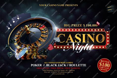 Casino royal flyer and social media post template | Premium PSD