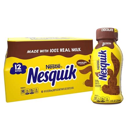 Nesquik Chocolate Milk Logo Shake Up Your Milk With New Nesquik