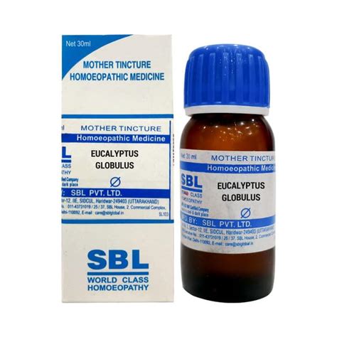 Buy SBL Eucalyptus Globulus Mother Tincture Q 30ml Online at Low Prices ...