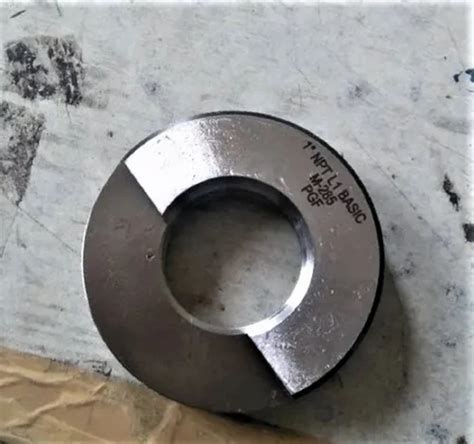 Thread Ring Gauge - NPTF 3 Step Taper Thread Ring Gauge Service ...