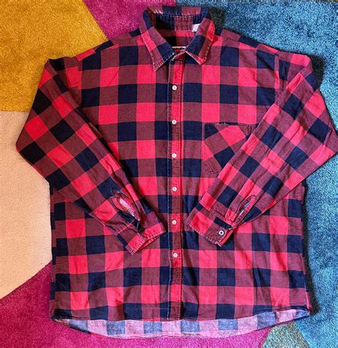 Vintage Flannel Made in USA Grunge - Etsy