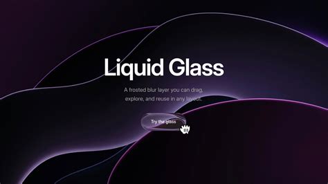 Liquid Glass Element in Framer — Framer Resource
