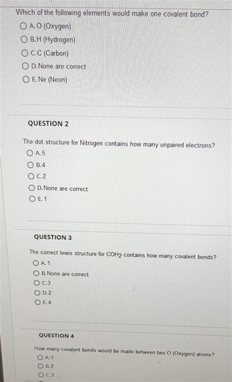 Lewis Dot Structure For Coh2